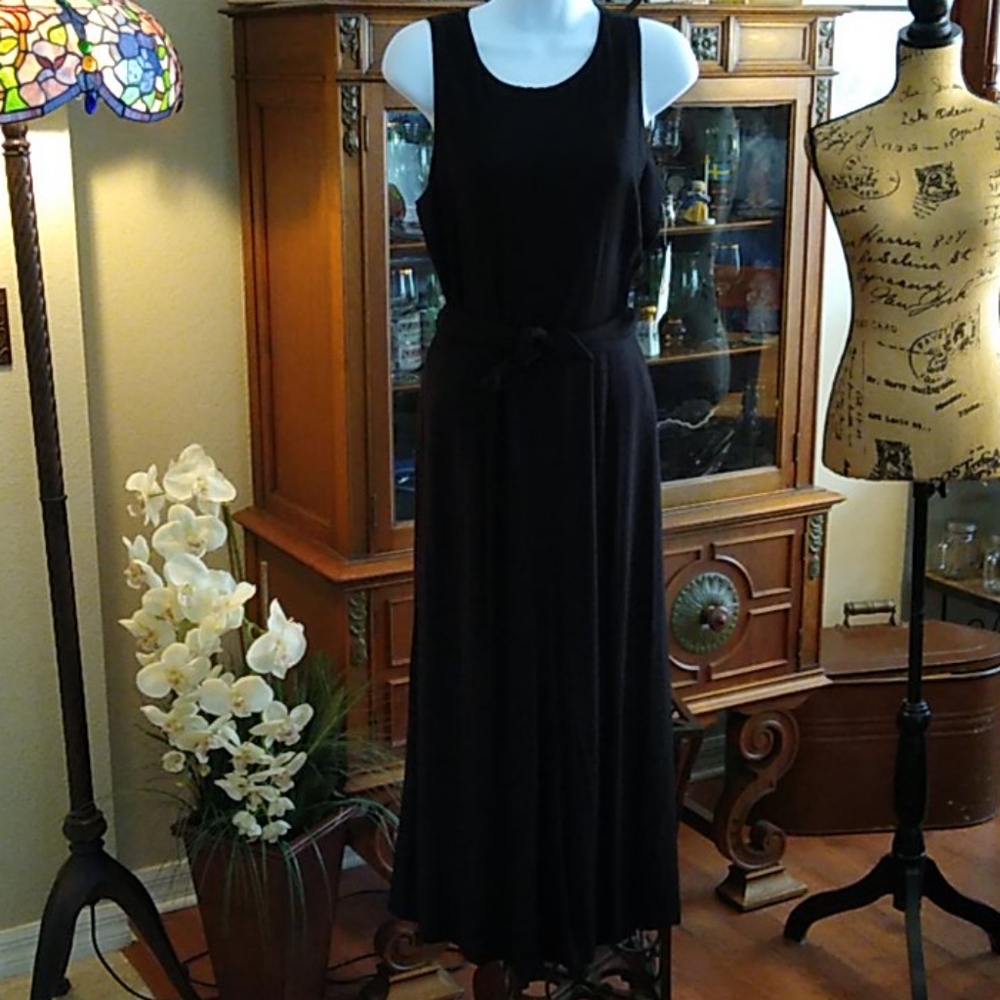 GB juniors black cropped jumpsuit size small